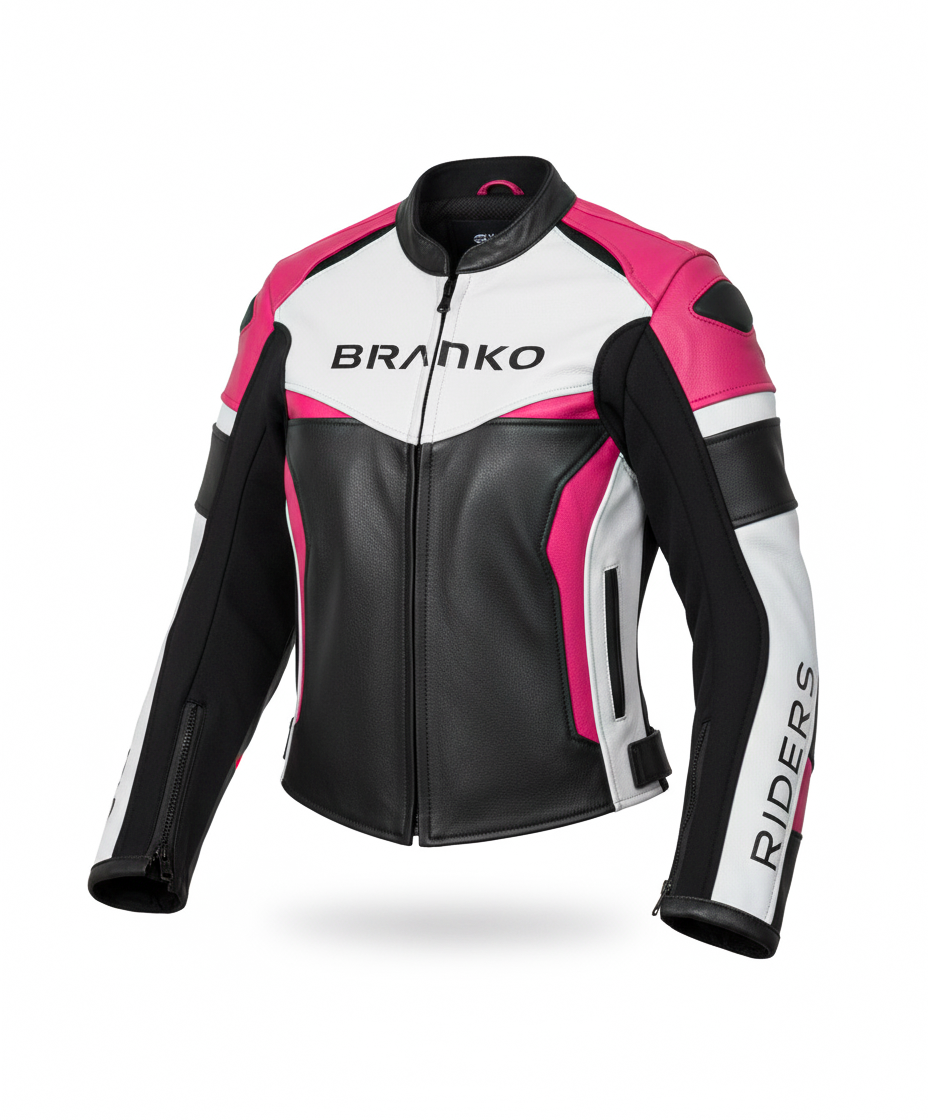 CHAQUETA DE CUERO PARA DAMA